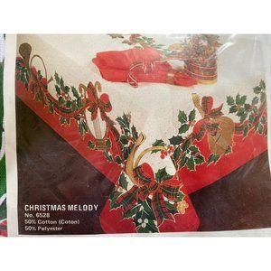 Holiday Designs For Dining "Christmas Melody" Tablecloth 60 x 104 Rectangle
